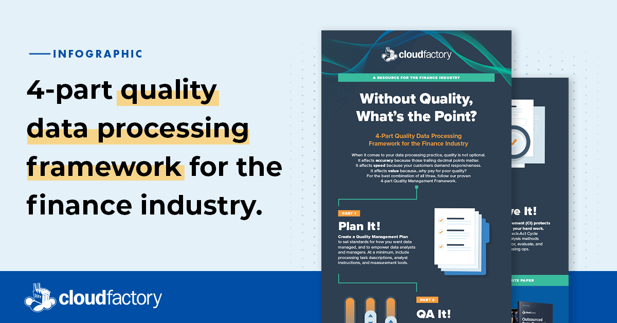 Without quality, what's the point? (A resource for the finance industry)