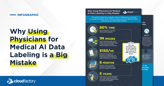 Why Using Physicians for Medical AI Data Labeling is a Big Mistake [Infographic]