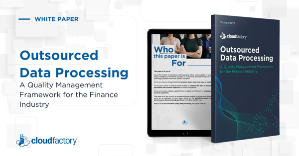 Outsourced Data Processing: A Quality Management Framework