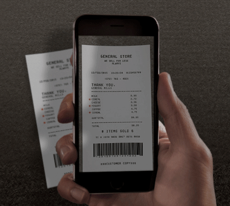 Transcribe Items from Receipts