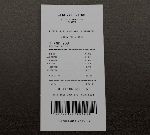 transcribe receipts cloudfactory receipt s