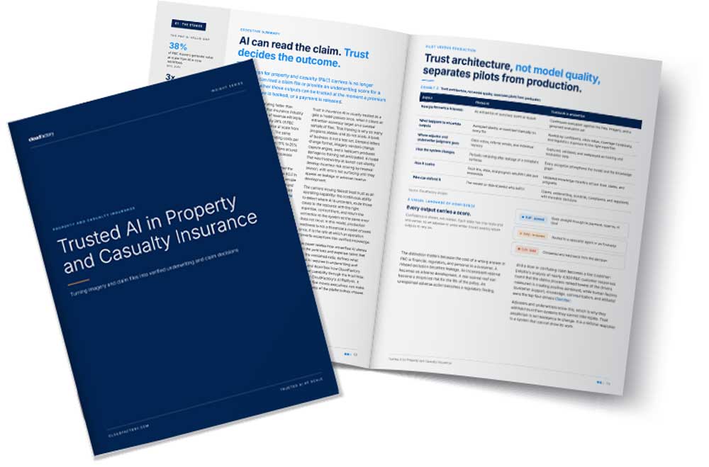 Trusted AI in P&C Insurance