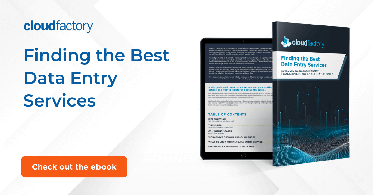 Find the best data entry services