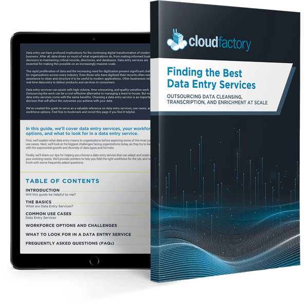Finding the best data entry services